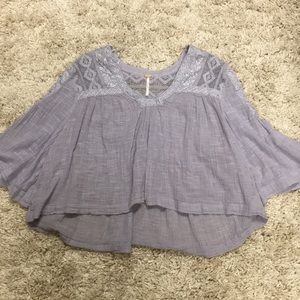 Purple free people top
